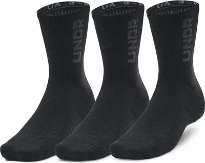Produktbild von Under Armour Under Armour 3-Maker 3er-Pack Mid-Crew-Socken, Schwarz 1373084-001__MD
