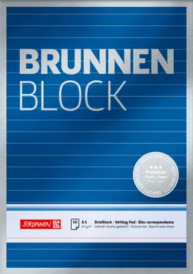 Produktbild von BRUNNEN 1052327 BB A5 90g 50Bl lin Premium
