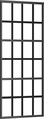 Obrázek produktu pro vidaXL Posuvné dveře ESG sklo a hliník 76x205 cm černé