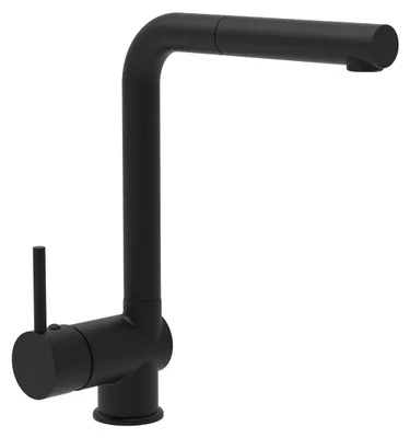 Produktbild von VAF Armatur Einhebelmischer mit Brausekopf 8890 - Schwarz Matt, Hochdruck