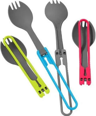 Produktbild von Famanu Spork Set 4-teilig - Ideal für Camping und Reisen