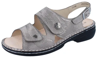 Produktbild von FINN COMFORT Milos Damen Sandale beige Leder - Größe: 39