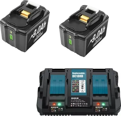 Obrázek produktu pro Akumulátor Makita BL1860B, 18V, 90Ah, dlouhotrvající výkon, 2 B 1C