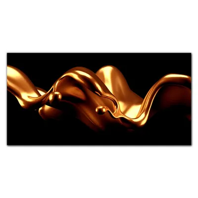Produktbild von Coloray Küchenrückwand 120x60 Spritzschutz aus Glas - Kaffee Welle