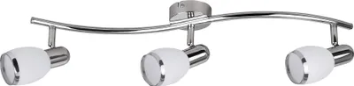 Produktbild von Rabalux 6062 Deckenstrahler 3 Spots Elite, E14, silber-weiß, Modern, 60cm