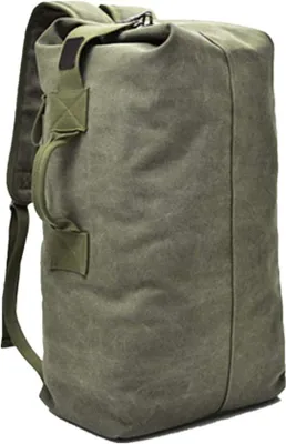 Produktbild von Grossraum Rucksack - Reise Tasche - Outdoor Abenteuer - Hochwertige Materialien - 55x30x20cm - Olivegrün