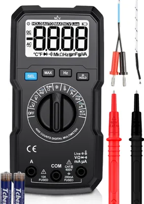 Produktbild von Maltec Multimetr cyfrowy Amperomierz Tester LCD Zestaw przewodów Bezkontaktowy test diody napięcia