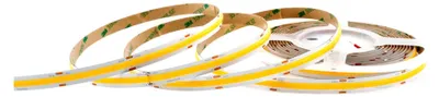 Produktbild von COB LED Streifen 10 mm – 528 LEDs/m, 24V, 14W/m, 1400 lm/m, 5m – Warmweiß 2700K CRI größer als 90, IP33, punktfrei