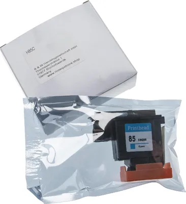 Produktbild von vhbw Druckkopf kompatibel mit HP DesignJet 130, 120, 10PS, 50PS, 90, 20PS, 30 Drucker - cyan 5 cm breit refurbished