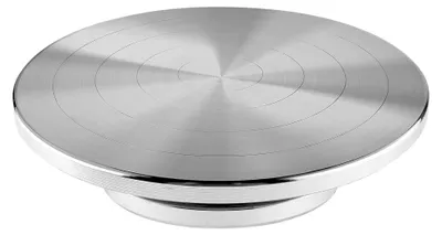 Produktbild von 20 cm drehbare Töpferscheibe mit Werkzeugset, doppelseitiges Töpferrad aus Aluminiumlegierung