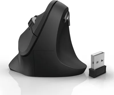 Produktbild von Hama Vertikale ergonomische Funkmaus EMW-500, Schwarz