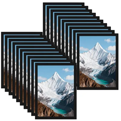 Imagen del producto de Elzusha - Marcos magnéticos para fotos - Formato A4 - Adhesivos - Set de 15 unidades - Color