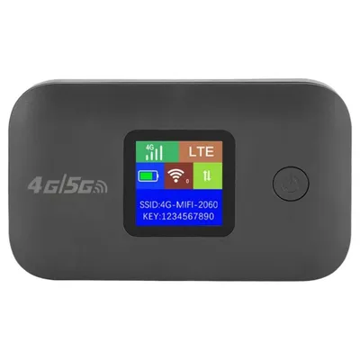 Immagine prodotto di Router WLAN mobile 4G di ZELURXX, hotspot portatile, batteria da 3000mAh, alta velocità, dispositivi multipli, grigio