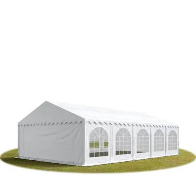 Immagine prodotto di TOOLPORT 5x10 mTendone per feste PREMIUM PVC bianco 100% impermeabile Tendone da esterno Tenda party