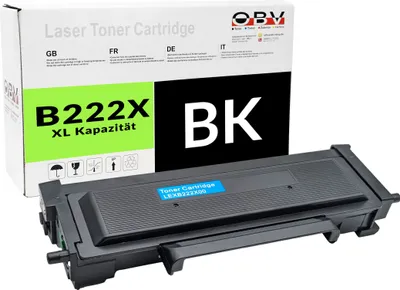 Produktbild von Toner ersetzt Lexmark B222X00 – kompatibel zu B2236dw, MB2200, MB2236adw – Schwarz – 6000 Seiten