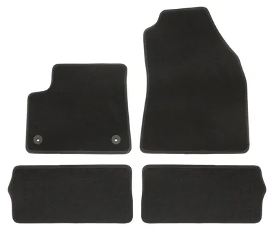 Image de Tapis De Sol De Qualité Supérieure Noir Pour Fiat Grande Panda Électrique Pour 2025 4pcs, Ajustement Précis, Base Antidérapante, avec Attaches