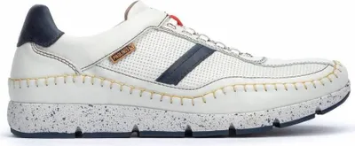 Produktbild von Pikolinos Herren Slipper Sneaker Halbschuh Leder Fuencarral M4U-6046C1, Größe:43 EU, Farbe:Weiß