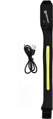 Produktbild von KH Security Kopflampe Silikon 3W LED + COB (wiederaufladbar)