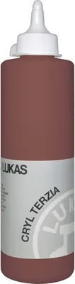 Zdjęcie produktu dla Lukas Cryl Terzia Plastic Bottle Farba akrylowa Burnt Sienna 500 ml 1 szt.
