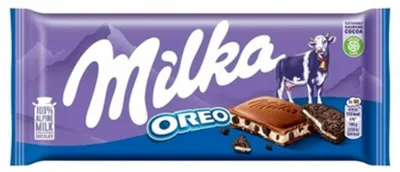 Obrázek produktu pro Milka Oreo mléčná čokoláda 100 G