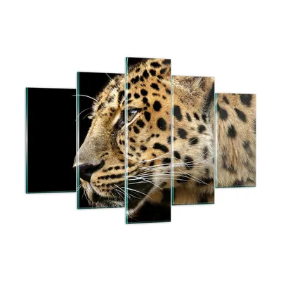 Produktbild von Bilder auf glas - Tiere Leopard wilde Katze wilde Tiere - 150x100cm - Glasbilder - Wandbilder - Kunstdruck - Wanddekoration aus Glas - Glas Bilder - Wandbild auf Glas - GEA150x100-0433