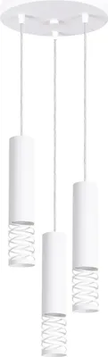 Immagine prodotto di Lampada a sospensione LAMI 3P bianco 3xGU10 10W acciaio 125x25x25cm Sollux Lighting