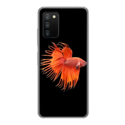 Produktbild von MuchoWow® Handyhülle Schutzhülle Hülle für Samsung Galaxy A03s Fische - Wilde Tiere - Schwarz Silikon Softcase Handy Hülle - Schutz