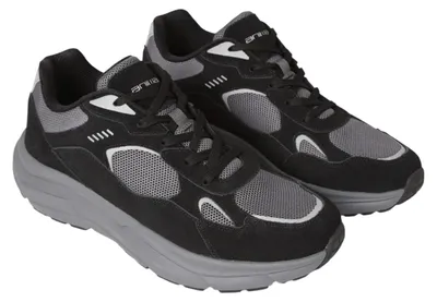 Produktbild von Animal - "Ezra" Sneaker für Herren, Leder MW5232 (44 EU) (Dunkelgrau)