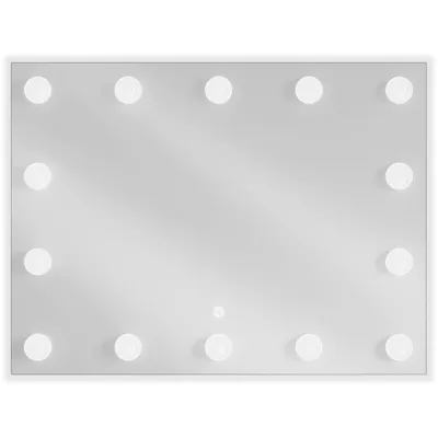 Produktbild von Mexen Dona podsvícené koupelnové zrcadlo 80 x 60 cm, LED 6000K, ventilátor - 9818-080-060-611-00