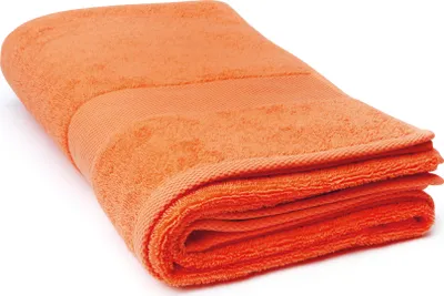 Image de Excelsa Linge de douche Spa 100x150 cm Coton Orange