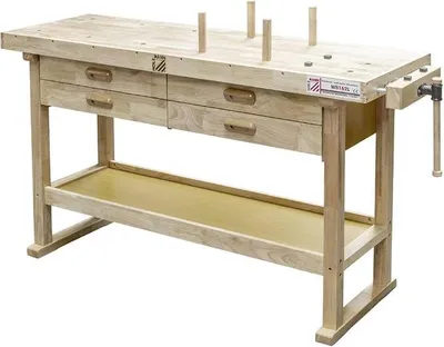Zdjęcie produktu dla Holzmann – Warsztat stolarski, wymiary 1625 x 610 mm, 4 szuflady – WB162L – Holzmann
