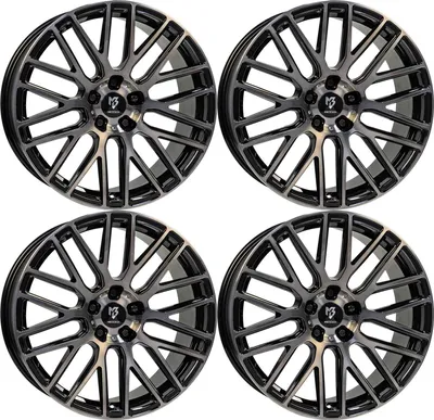 Produktbild von MB Design Felgen KV4 8.5Jx19 ET 42 5x120 Diamant Schwarz 4-KV48519425GFL-BS4 kompatibel mit VW Amarok T5 T6.1 T6