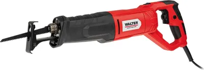 Produktbild von WALTER Säbelsäge 850W, Reciprosäge mit 0-2800 Hübe/min, 28mm Hublänge, 115mm Schnitttiefe, drehbarer Griff, LED-Arbeitsleuchte, verstellbarer Sägeschuh, inkl. Holz- und Metallsägeblatt, 2,7kg leicht