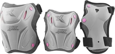 Obrázek produktu pro Souprava chráničů NILS Extreme H508 šedá-růžová