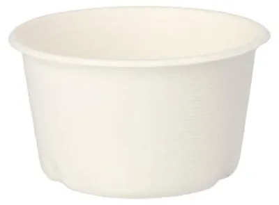 Produktbild von 50 Suppenbecher, Zuckerrohr "pure" 350 ml Ø 10 cm · 6,4 cm weiss