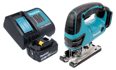 Image de Makita DJV 180 ST1X Scie sauteuse sans fil 18 V 135 mm + 1x batterie 5,0 Ah + chargeur