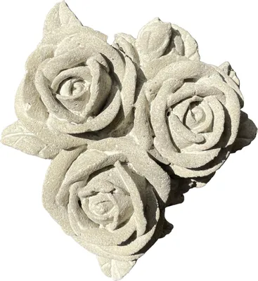 Produktbild von Betonfigur ROSENBOUQUET - handgefertigte Dekoration für Garten und Haus