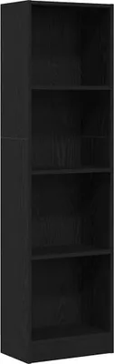 Obrázek produktu pro vidaXL Regál na knihy vzhled černého dubu 40x24x143 cm materiál na bázi dřeva