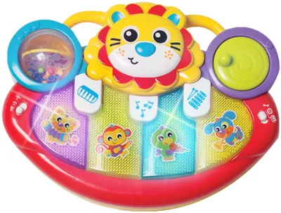 Productafbeelding van Playgro Jerry's Class - Leeuw Activiteitenspeelgoed - Piano (16385508) - Speelgoed - Kinderen - One Size
