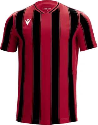 Immagine prodotto di Maglia Macron Sceptrum a maniche corte da uomo - Rosso / Nero  | Taglia: XL