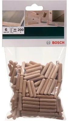 Obrázek produktu pro Bosch 2 609 255 310, Kulatý, Dřevo, 6 mm, 30 mm, 200 kusů