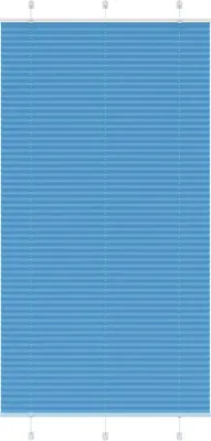 Zdjęcie produktu dla Roleta plisowana niebieska 105x200 cm Szerokość tkaniny 104,4cm
