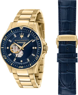 Produktbild von Maserati R8823140004 Sfida Automatik Limited Edition Herrenuhr 44mm 10ATM