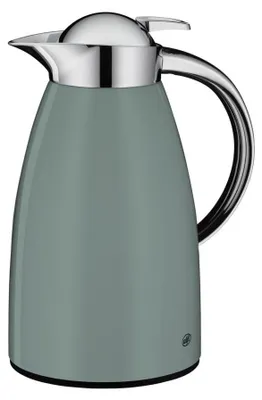Zdjęcie produktu dla Alfi Signo, Karafka, 1 l, Zielony, Stal nierdzewna, Silikon, Szkło, Plastik, 8 kub., Okrągły