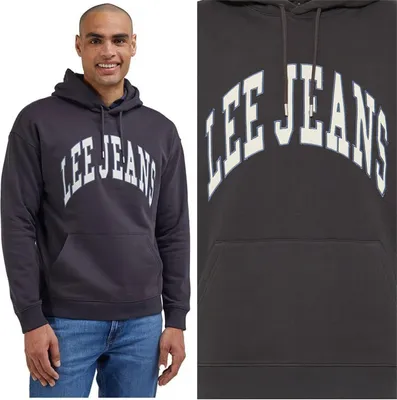 Produktbild von LEE Herren, Sweatshirt LL80RFON, L, Schwarz, kapuzenpullover, , hoodie