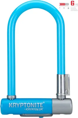 Produktbild von Kryptonite KryptoLok Mini-7 Bügelschloss light blue Hellblau