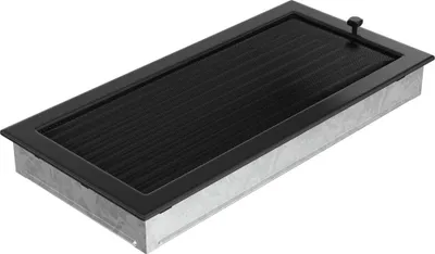 Immagine prodotto di Griglia di ventilazione 22x45 a lamelle nere