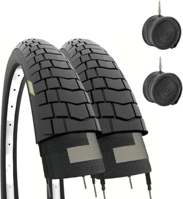 Produktbild von Fahrradreifen 20 x 1,95 (50-406), 2 Stück mit Innenreifen, für BMX und City Bike Kinder