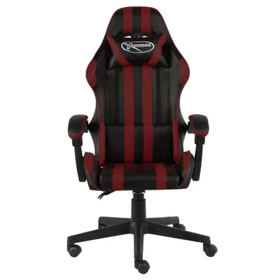 Immagine prodotto di vidaXL Sedia da gioco in ecopelle nera e rosso vino