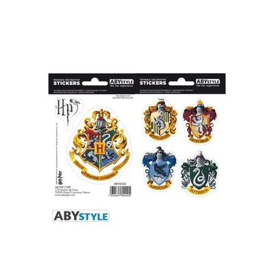 Image de HARRY POTTER - Autocollants - 16 x 11 cm / 2 feuilles - Maisons de Poudlard